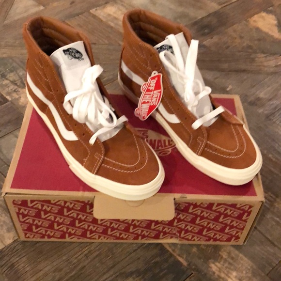 vans sk8 hi reissue glazed ginger